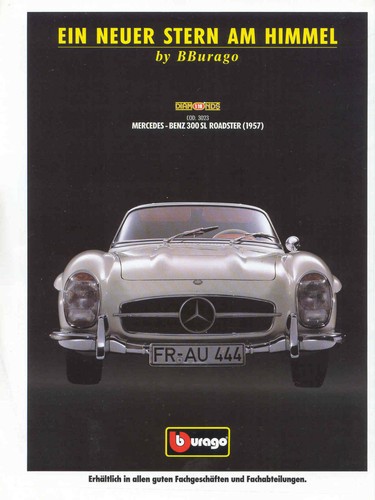 Bburago werbeseite mercedes - werbeseite,,